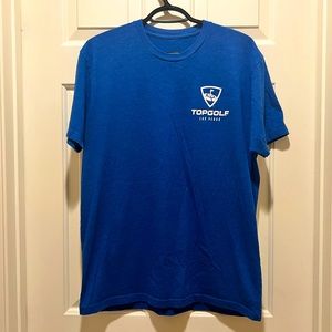 Topgolf Las Vegas Mens Large tee shirt blue
